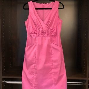 Elie Tahari magenta dress